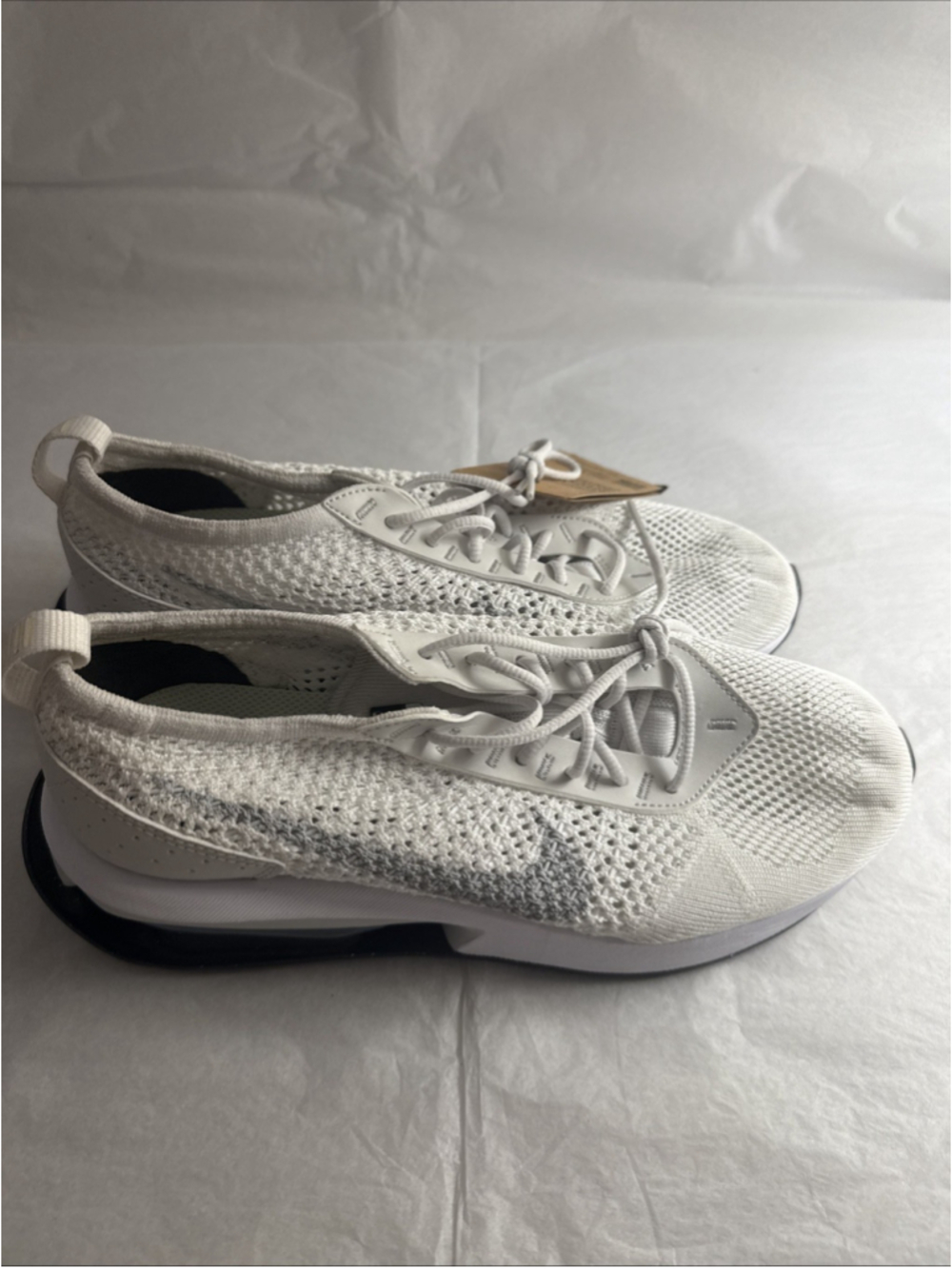 Size 8.5 - Nike Air Max Flyknit Racer Pure Platinum W - Picture 4 of 5
